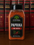 Ceiba Fresh N Spice paprika 85 ASTA color grade in an 8 oz jar